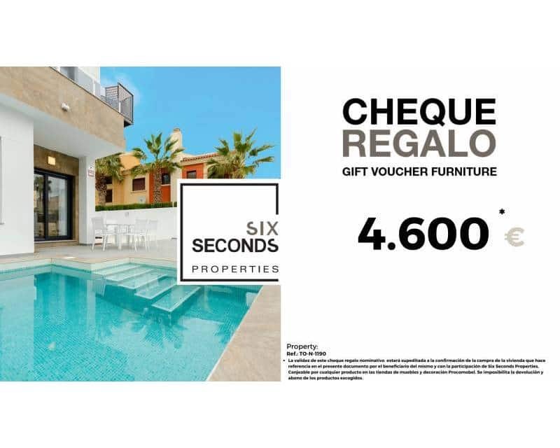 3 soveværelse Semi-Rækkehus til salg i Torrevieja med swimmingpool garage - € 409.000 (Ref: 9061596)