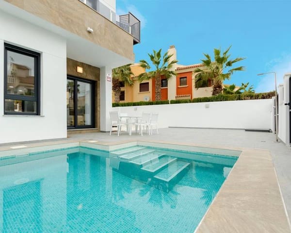 3 soveværelse Semi-Rækkehus til salg i El Chaparral - La Siesta - La Torreta, Torrevieja med swimmingpool garage - € 409.000 (Ref: 9061596)