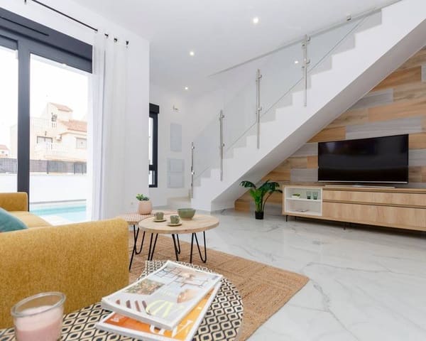 3 soveværelse Semi-Rækkehus til salg i El Chaparral - La Siesta - La Torreta, Torrevieja med swimmingpool garage - € 409.000 (Ref: 9061596)