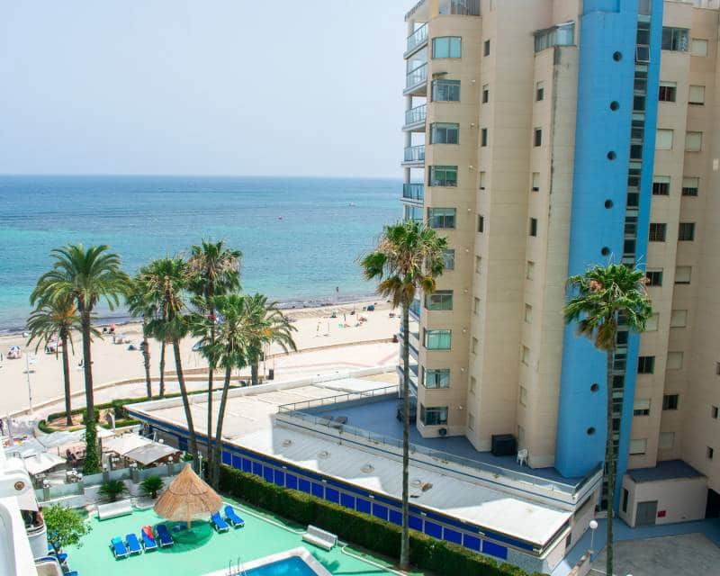 1 Zimmer Strandapartment zu verkaufen in Calpe / Calp mit Pool - 238.500 € (Ref: 9061599)