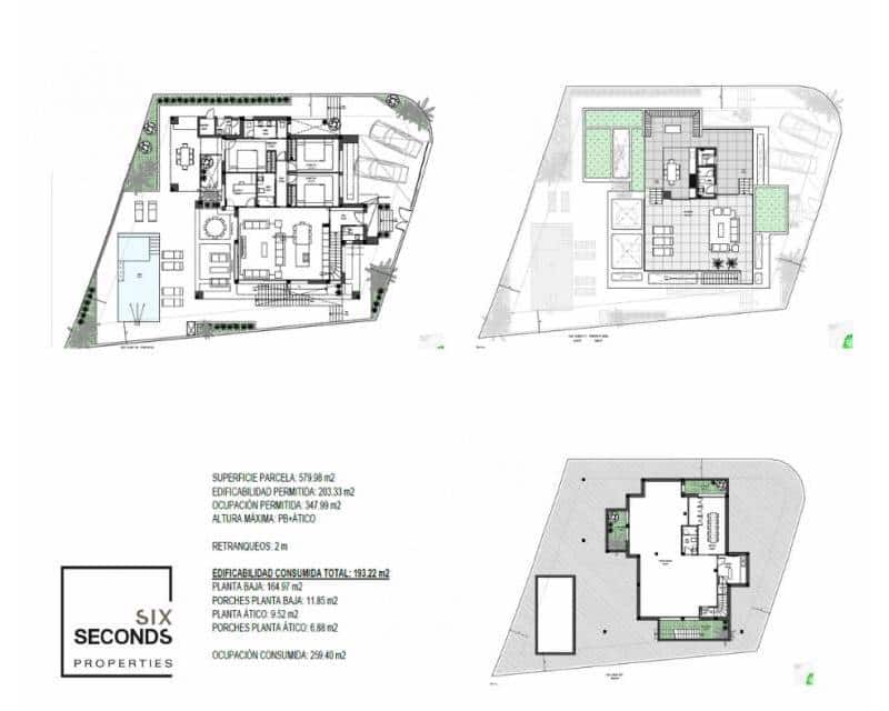 3 slaapkamer Villa te koop in Torre-Pacheco met zwembad garage - € 1.300.000 (Ref: 9072382)