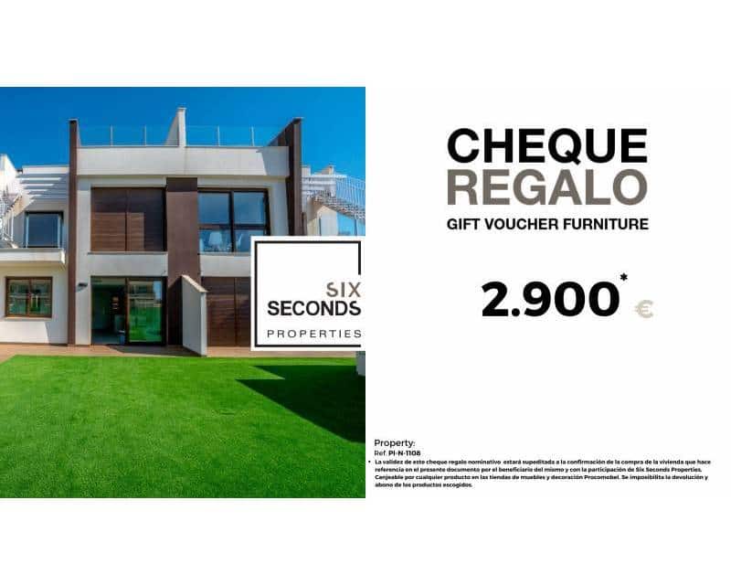 2 soveværelse Byhus til salg i San Pedro del Pinatar med swimmingpool garage - € 245.000 (Ref: 9105033)