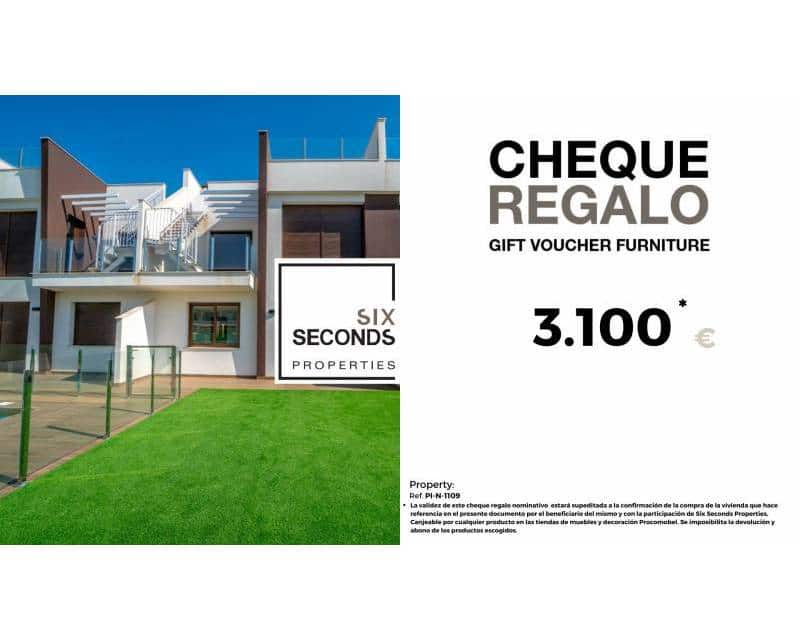 2 slaapkamer Huis te koop in San Pedro del Pinatar met zwembad garage - € 265.000 (Ref: 9105201)