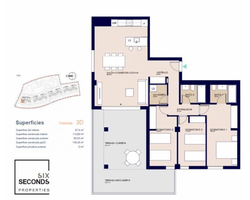 2 soveværelse Lejlighed til salg i El Vergel / Verger med swimmingpool garage - € 318.000 (Ref: 9107979)