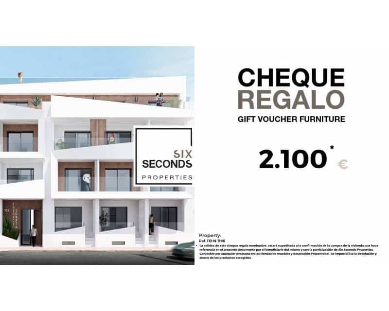 2 bedroom Apartment for sale in Torrevieja with pool - € 260,000 (Ref: 9109445)