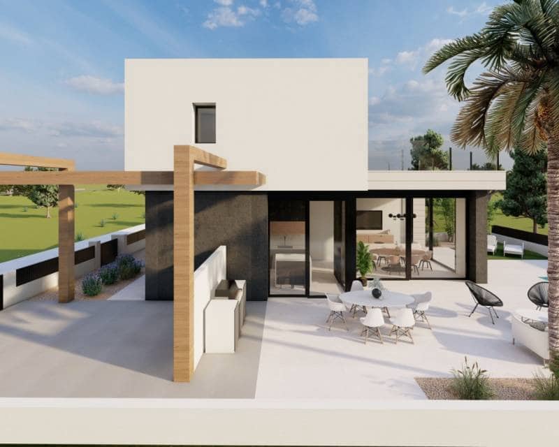 3 Zimmer Villa zu verkaufen in Pilar de la Horadada mit Pool Garage - 574.000 € (Ref: 9111313)