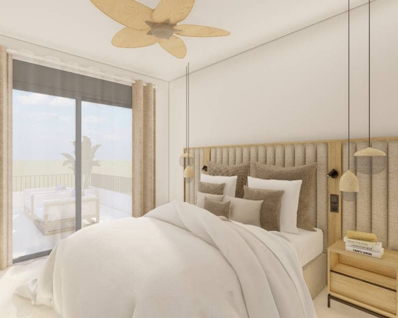 3 soveværelse Semi-Rækkehus til salg i Santiago de la Ribera med swimmingpool garage - € 379.000 (Ref: 9113143)