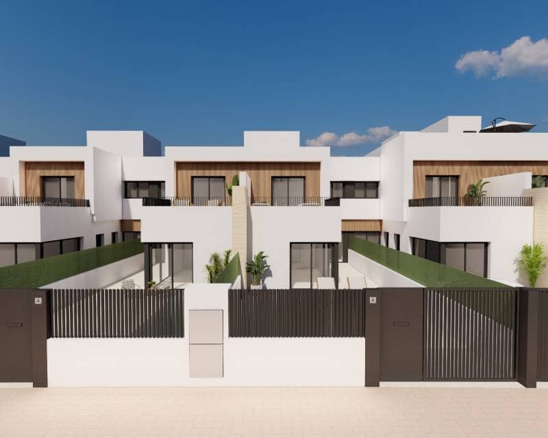 3 soveværelse Semi-Rækkehus til salg i Santiago de la Ribera med swimmingpool garage - € 379.000 (Ref: 9113143)