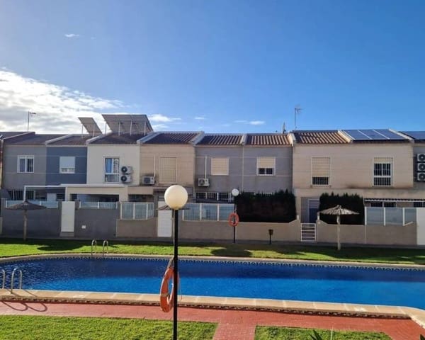 3 chambre Villa/Maison Mitoyenne à vendre à Aguas Nuevas, Torrevieja avec piscine garage - 210 000 € (Ref: 9115433)