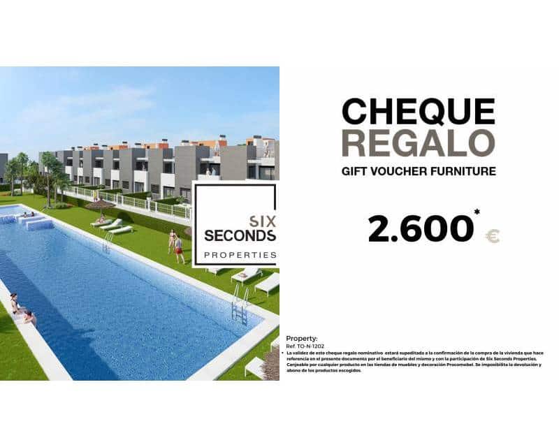 2 soveværelse Byhus til salg i Torrevieja med swimmingpool garage - € 275.900 (Ref: 9123972)