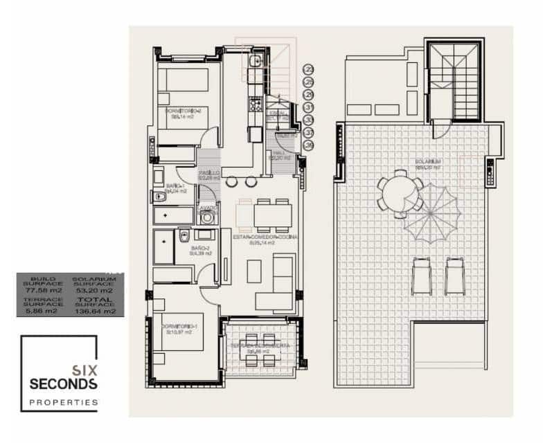 2 soveværelse Byhus til salg i Torrevieja med swimmingpool garage - € 275.900 (Ref: 9123972)