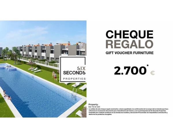 3 slaapkamer Huis te koop in Aguas Nuevas, Torrevieja met zwembad garage - € 286.700 (Ref: 9123973)