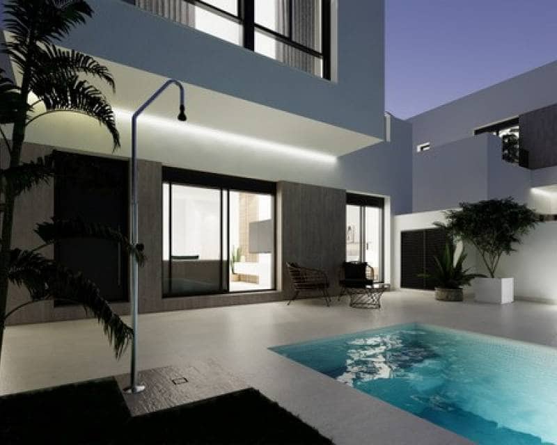 3 soveværelse Rækkehus til salg i San Fulgencio med swimmingpool garage - € 355.000 (Ref: 9126045)