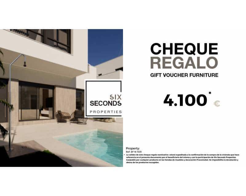 3 soveværelse Rækkehus til salg i San Fulgencio med swimmingpool garage - € 355.000 (Ref: 9126045)