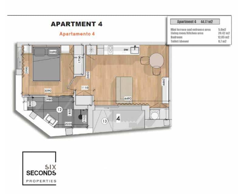1 bedroom Apartment for sale in Torrevieja with pool - € 159,500 (Ref: 9131513)