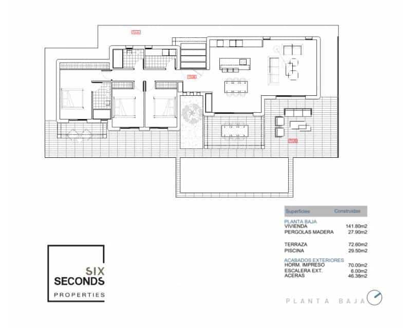 3 soveværelse Villa til salg i Benissa med swimmingpool - € 890.000 (Ref: 9144693)