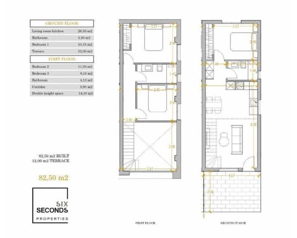 3 soveværelse Semi-Rækkehus til salg i Villamartin, Orihuela med swimmingpool - € 310.000 (Ref: 9161874)