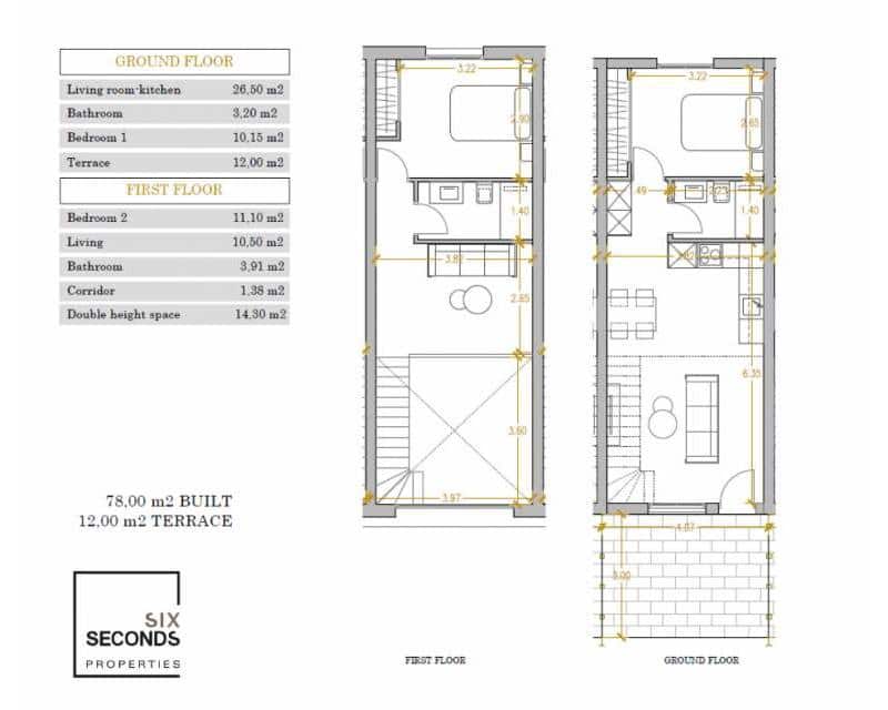 2 soverom Rekkehus til salgs i Villamartin med svømmebasseng - € 280 000 (Ref: 9161875)