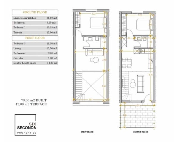 2 soveværelse Rækkehus til salg i Villamartin, Orihuela med swimmingpool - € 280.000 (Ref: 9161875)