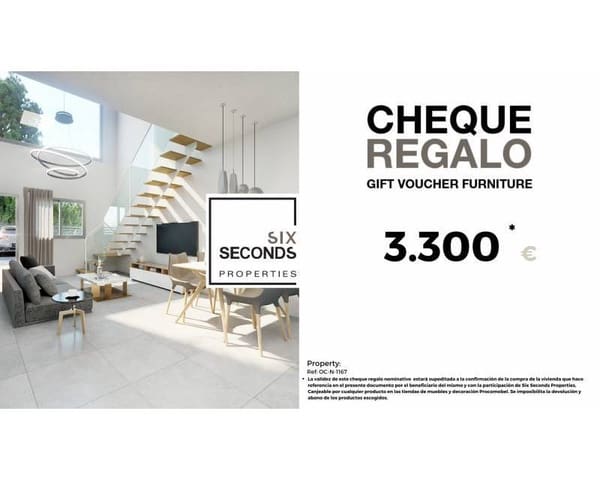 2 soveværelse Rækkehus til salg i Villamartin, Orihuela med swimmingpool - € 280.000 (Ref: 9161875)