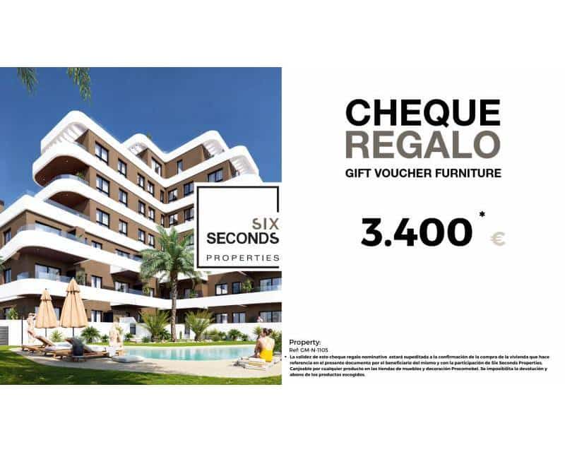 2 soveværelse Lejlighed til salg i Guardamar del Segura med swimmingpool garage - € 290.000 (Ref: 9163009)