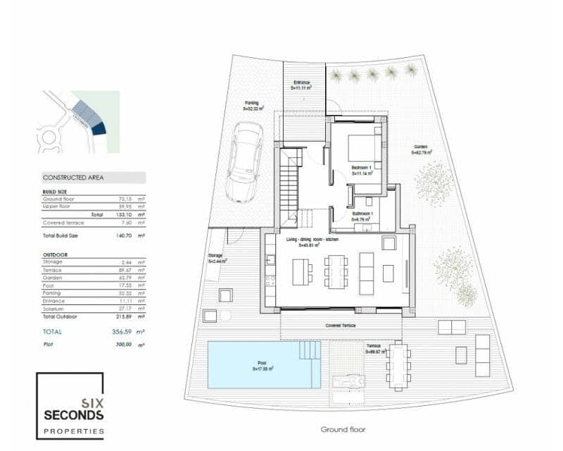 3 chambre Villa/Maison Semi-Mitoyenne à vendre à Roda avec piscine garage - 799 000 € (Ref: 9186041)