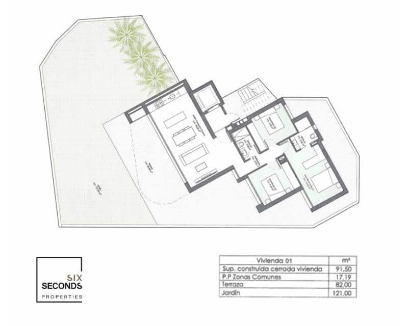 3 bedroom Apartment for sale in Guardamar del Segura with pool - € 386,000 (Ref: 9194285)