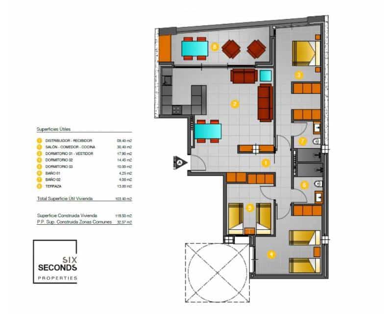 3 bedroom Apartment for sale in Torrevieja - € 360,000 (Ref: 9205243)