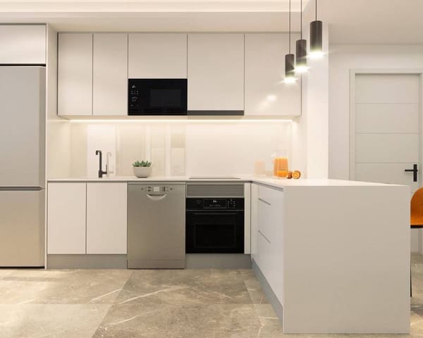 2 makuuhuone Huoneisto myytävänä paikassa Las Piscinas Naturales, Torrevieja mukana uima-altaan - 250 000 € (Ref: 9207419)