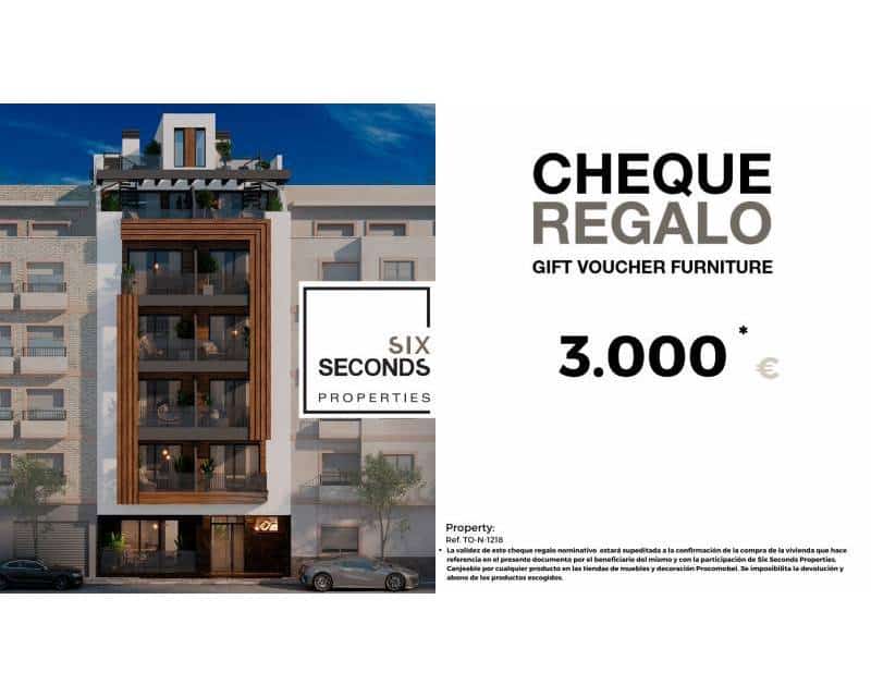 2 makuuhuone Huoneisto myytävänä paikassa Torrevieja mukana uima-altaan - 250 000 € (Ref: 9207419)