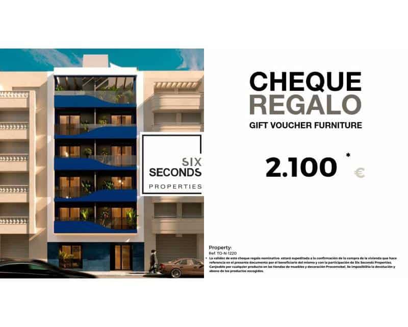 1 bedroom Apartment for sale in Torrevieja with pool - € 175,000 (Ref: 9210512)