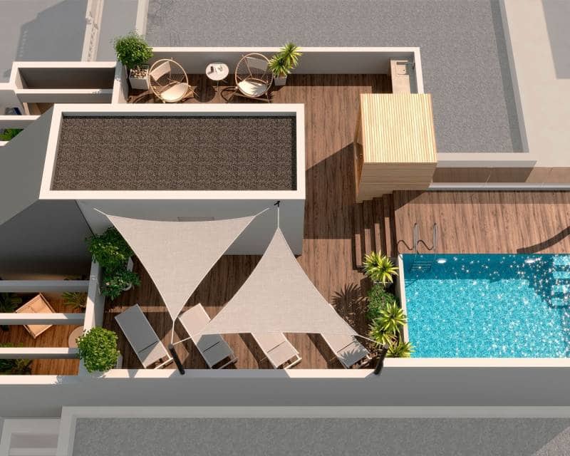 1 sypialnia Penthouse na sprzedaż w Torrevieja z basenem - 250 000 € (Ref: 9211340)