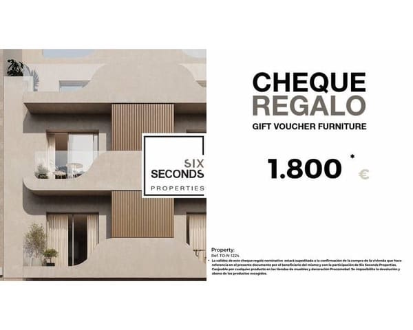 2 camera da letto Appartamento in vendita in El Molino, Torrevieja con piscina - 259.000 € (Rif: 9235772)