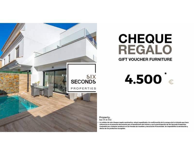 3 Zimmer Doppelhaus zu verkaufen in San Pedro del Pinatar mit Pool Garage - 380.000 € (Ref: 9255577)