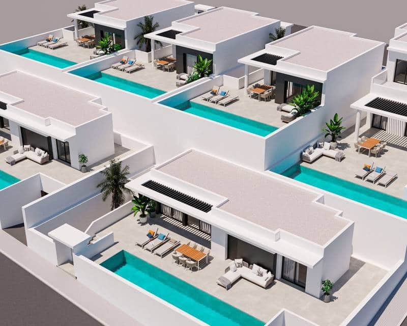 4 soveværelse Semi-Rækkehus til salg i Ciudad Quesada med swimmingpool garage - € 699.750 (Ref: 9255905)