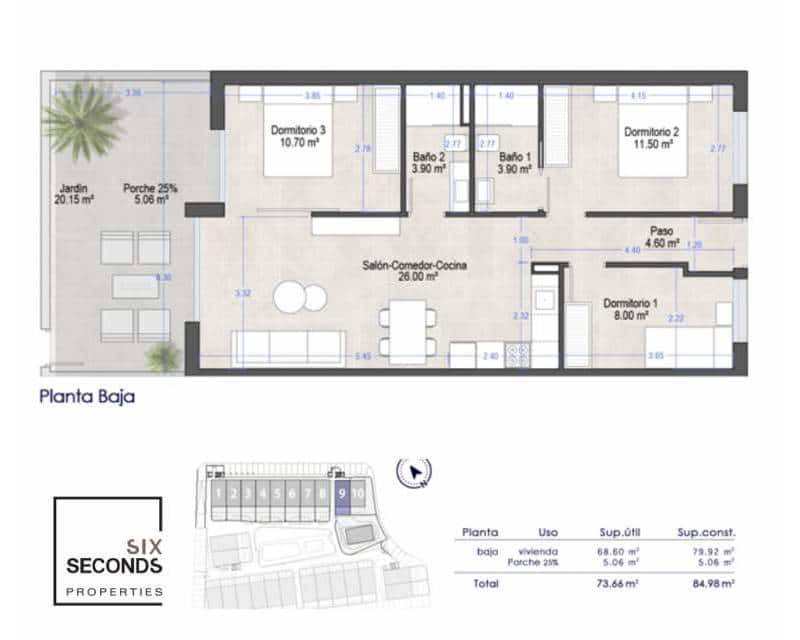 3 slaapkamer Appartement te koop in Los Cuarteros met zwembad - € 240.000 (Ref: 9255907)