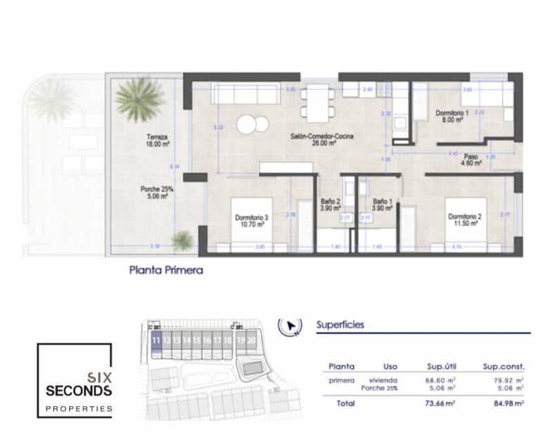 3 Zimmer Apartment zu verkaufen in Lo Pagan mit Pool - 230.000 € (Ref: 9255908)