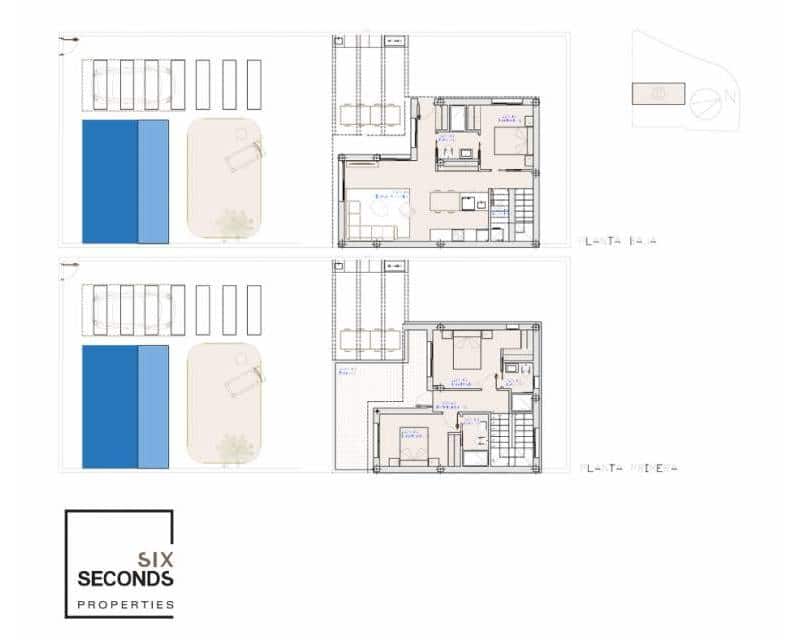 3 quarto Moradia Geminada para venda em San Pedro del Pinatar com piscina garagem - 499 950 € (Ref: 9270365)