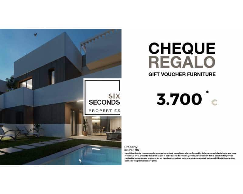 2 chambre Maison de Ville à vendre à San Pedro del Pinatar avec piscine garage - 314 900 € (Ref: 9271847)