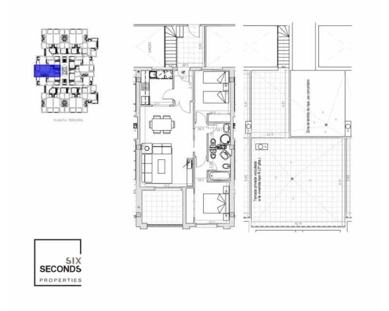 2 sypialnia Penthouse na sprzedaż w Orihuela Costa z basenem - 203 500 € (Ref: 9275262)