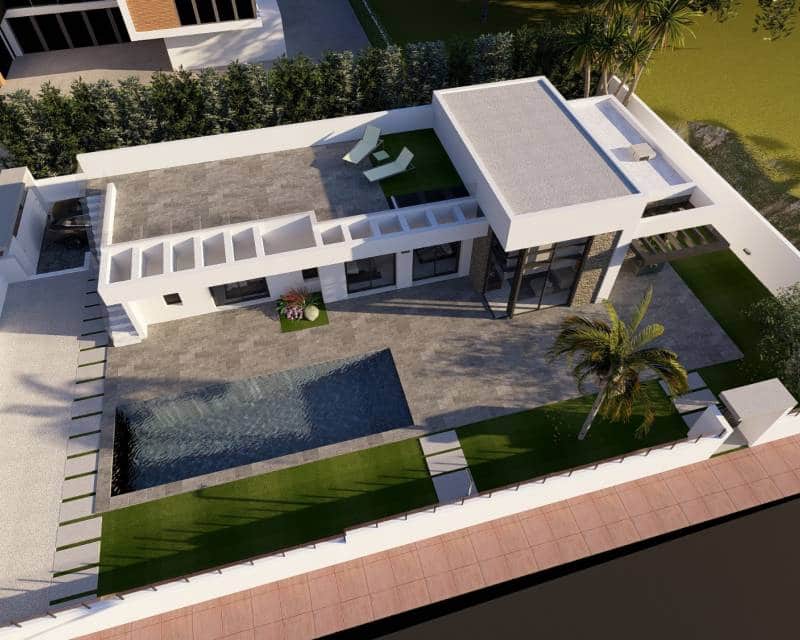 3 Zimmer Villa zu verkaufen in Ciudad Quesada mit Pool Garage - 780.000 € (Ref: 9311617)