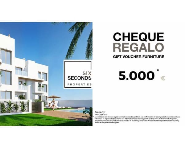 3 slaapkamer Penthouse te koop in Bahia Bella, Cartagena met zwembad garage - € 419.900 (Ref: 9319592)