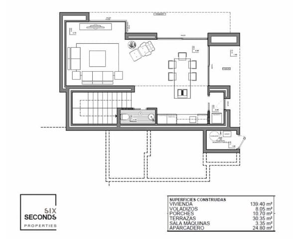 2 sovrum Villa till salu i Cumbre del Sol, Benitachell / Benitatxell med pool garage - 739 000 € (Ref: 9325337)