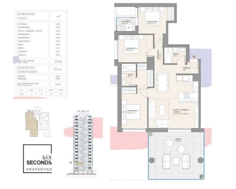 3 chambre Appartement à vendre à Calpe / Calp avec piscine garage - 440 000 € (Ref: 9331801)