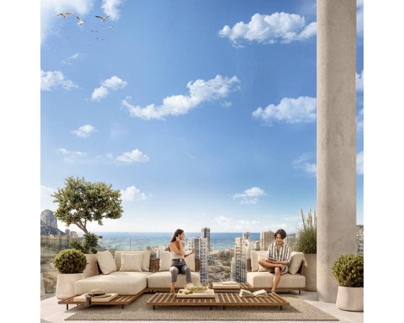 3 makuuhuone Kattohuoneisto myytävänä paikassa Calpe / Calp mukana uima-altaan 
autotalli - 1 100 000 € (Ref: 9335523)