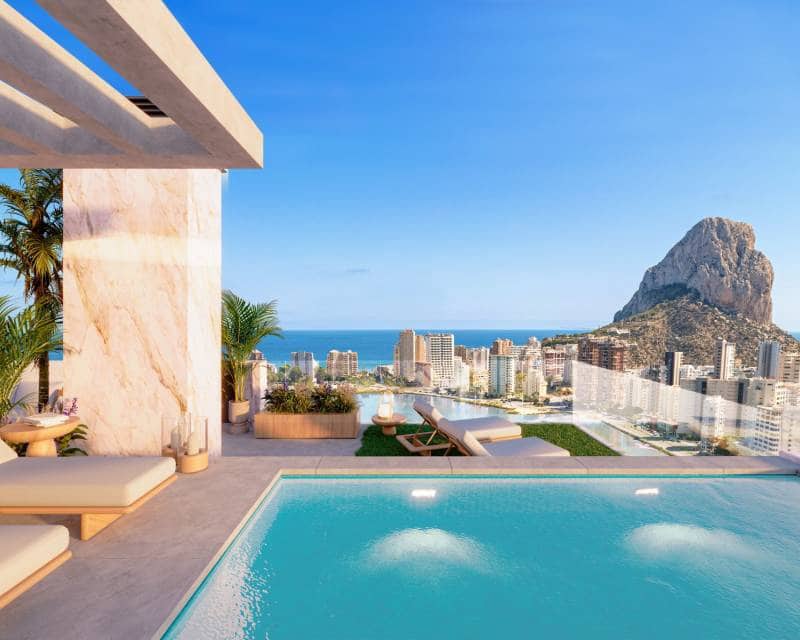 3 makuuhuone Kattohuoneisto myytävänä paikassa Calpe / Calp mukana uima-altaan 
autotalli - 1 100 000 € (Ref: 9335523)