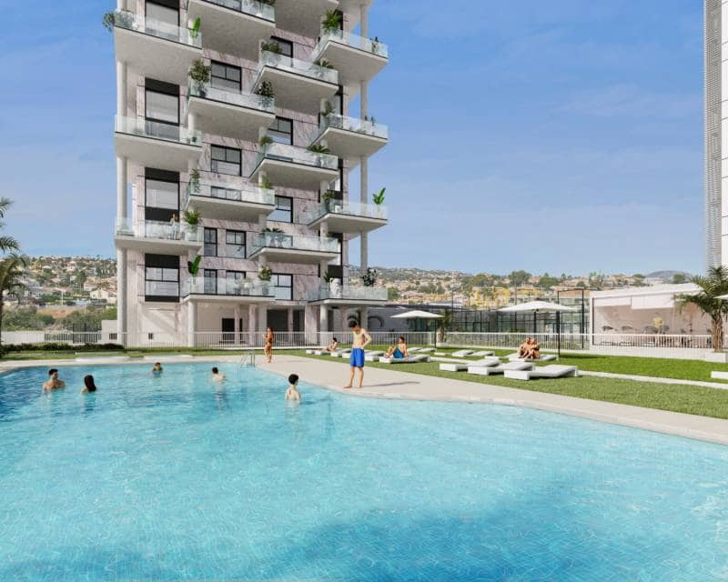 2 chambre Appartement à vendre à Calpe / Calp avec piscine garage - 390 000 € (Ref: 9335529)