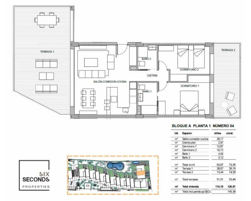 2 bedroom Apartment for sale in La Nucia with pool garage - € 366,400 (Ref: 9350138)