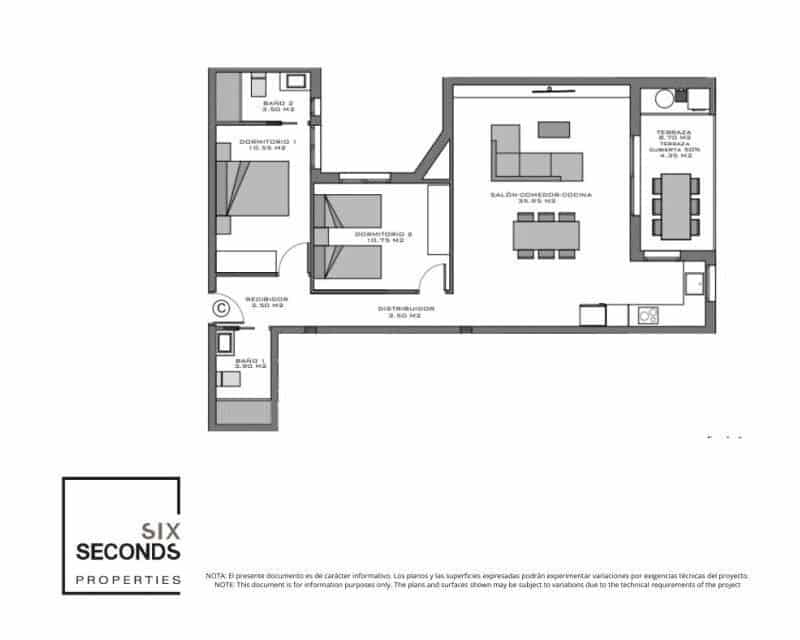 2 bedroom Apartment for sale in Santa Pola with pool garage - € 295,000 (Ref: 9360557)