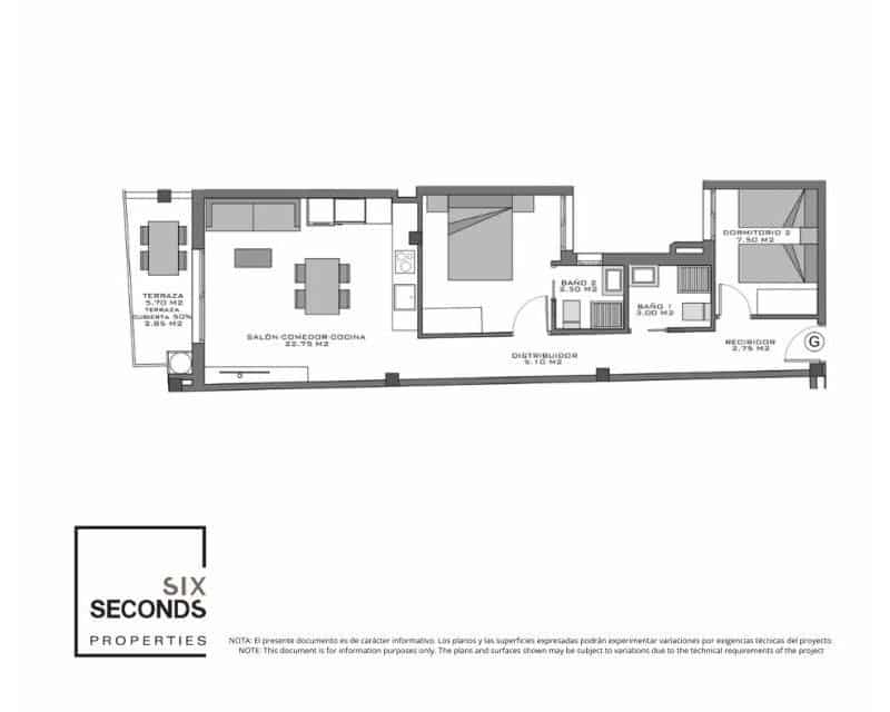 2 Zimmer Apartment zu verkaufen in Santa Pola mit Pool Garage - 245.000 € (Ref: 9360557)